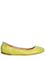 JIL SANDER - LEATHER BALLERINA FLATS
