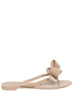 VALENTINO - RUBBER BOW FLIP FLOP FLATS