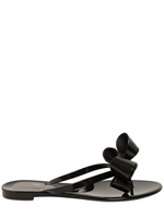 VALENTINO - RUBBER BOW FLIP FLOP FLATS