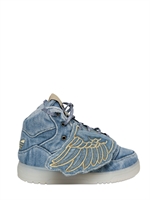 ADIDAS ORIGINALS BY ORIGINALS - JEREMY SCOTT DENIM WINGS INFANT SNEAKERS