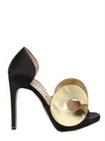 NICHOLAS KIRKWOOD - 110MM SILK AND METALLIC KARUNG SANDALS