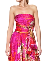 SALVATORE FERRAGAMO - MULTI LAYERED CREPE DE CHINE TOP