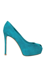 GIANVITO ROSSI - DECOLLETE IN CAMOSCIO SPUNTATE 130MM