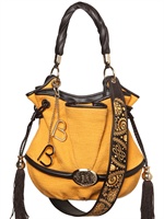 LANCEL - BRIDGET BARDO BAUMWOLL TWEED UMHÄNGETASCHE
