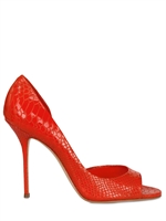 CASADEI - DECOLLETE' STAMPA PITONE SPUNTATE 100MM