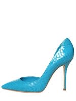 CASADEI - DECOLLETE' D'ORSEY STAMPA PITONE 100MM