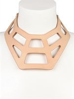 FLEET ILYA - WEB COLLAR NECKLACE - NUDE