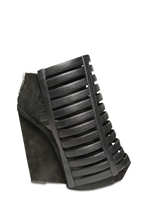GARETH PUGH - ZEPPE IN CAMOSCIO E PELLE 120MM
