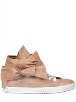 CINZIA ARAIA - SUEDE LACE AROUND HIGH SNEAKERS