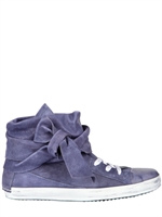 CINZIA ARAIA - SUEDE LACE AROUND HIGH SNEAKERS
