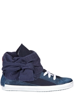 CINZIA ARAIA - CANVAS AND LEATHER SNEAKERS