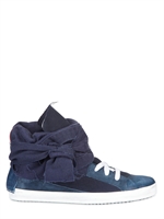 CINZIA ARAIA - CANVAS UND LEDER SNEAKERS