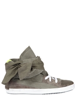 CINZIA ARAIA - CANVAS UND LEDER SNEAKERS