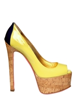 RUTHIE DAVIS - DECOLLETÈ IN VERNICE FLUO SPUNTATA 150MM