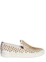 GIACOMORELLI - 15MM LEATHER STUDS LOAFERS