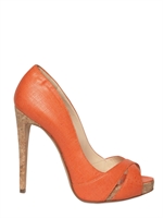 ALEXANDRE BIRMAN - DECOLLETÈ IN LINO E SUGHERO 110MM