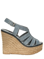 RALPH LAUREN - ZEPPE FIANNA IN LINO 125MM