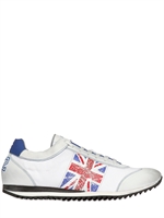 CIABOO - LEDER & CANVAS ENGLAND FLAGGE SNEAKERS
