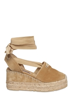 RALPH LAUREN - ZEPPE IN CORDA E CAMOSCIO 70MM