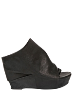 CINZIA ARAIA - ZEPPE SABOT INFRADITO IN PELLE RUVIDA 110MM