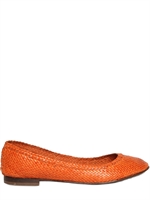 TARA - 10MM WOVEN BALLERINA FLATS