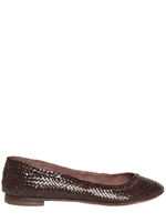 TARA - 10MM WOVEN BALLERINA FLATS
