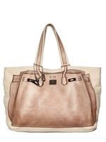 V73 - SHOPPING IN CANVAS STAMPATA