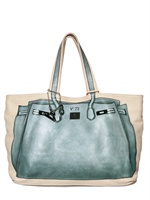 V73 - SHOPPING IN CANVAS STAMPATA