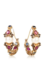 DIEGO PERCOSSI PAPI - PEARL HOOP EARRINGS