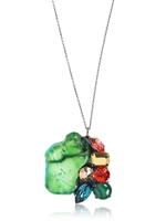 IOSSELLIANI - COLOURFUL CRYSTAL NECKLACE
