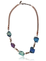 IOSSELLIANI - COLOURFUL CRYSTAL NECKLACE