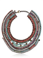 IOSSELLIANI - COLOURFUL CRYSTAL NECKLACE