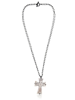 BISOU BIJOUX - COLLANA CON CROCE DI SARDONICE