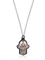 BISOU BIJOUX - HAMSA PENDANT NECKLACE