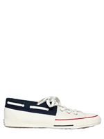 MIHARAYASUHIRO - HALF CUT BOAT CANVAS SNEAKERS
