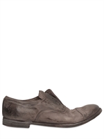 OFFICINE CREATIVE - 20MM VINTAGED LEDER SCHNÜRSCHUHE
