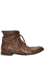 OFFICINE CREATIVE - 20MM VINTAGED LEDER NIEDRIGE STIEFEL