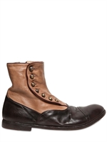 OFFICINE CREATIVE - 20MM LEDER KNÖPF NIEDRIGE STIEFEL