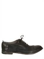 OFFICINE CREATIVE - 20MM VINTAGED LEDER SCHNÜRSCHUHE