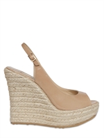 JIMMY CHOO - ZEPPE POLAR IN VERNICE SPUNTATE 120MM