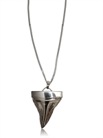 GIVENCHY - SMALL TOOTH SHINY PALE GOLD NECKLACE