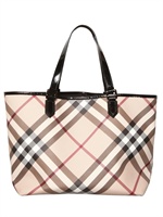 BURBERRY - NICKIE KARIERTE PVC TASCHE