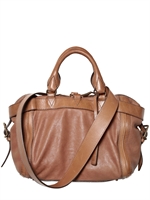 BURBERRY - BANFORD LEATHER TOP HANDLE