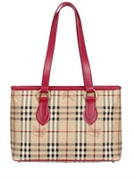 BURBERRY - REGENT KARIERTE PVC TASCHE