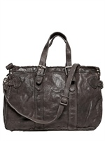 OFFICINE CREATIVE - WASHED LEDER SCHULTER TASCHE