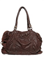 OFFICINE CREATIVE - WASHED & DISTRESSED LEDER TASCHE