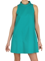 GIANLUCA CAPANNOLO - A-LINE STRETCH COTTON DRESS