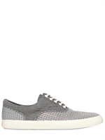 PAUL SMITH - BAUMWOLL HAHNENTRITT DRUCK SNEAKERS