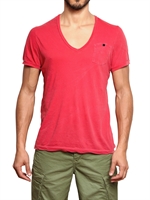 CLOSED - V-AUSSCHNITT TASCHEN JERSEY T-SHIRT