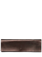 RICK OWENS - ZAZY POCHETTE DI PELLE METALLIZZATA
